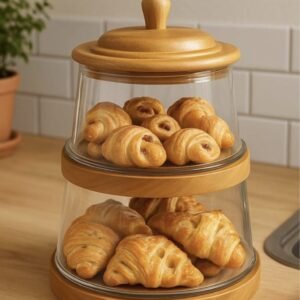 קערות עץ זכוכית