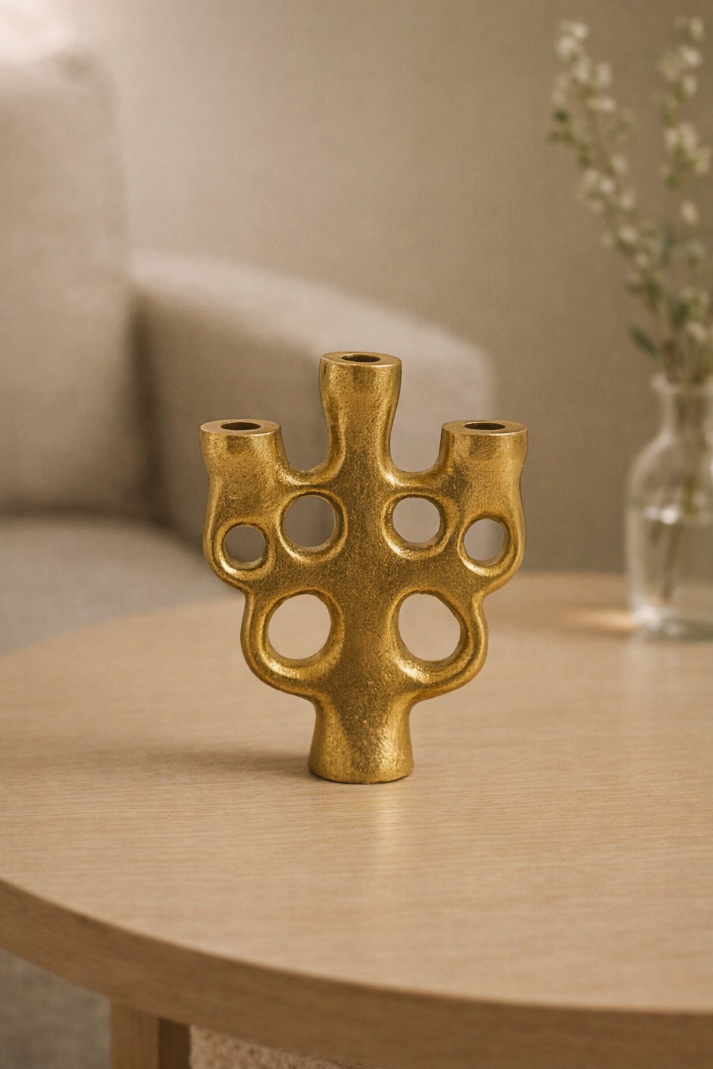 פמוט אלומיניום מעוצב – תמונה 2