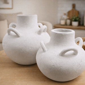 כד טרקוטה לבן