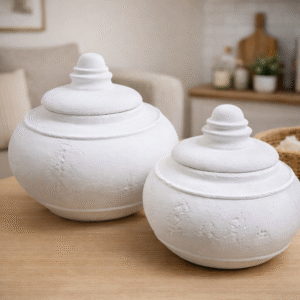 כד דקורטיבי עם מכסה