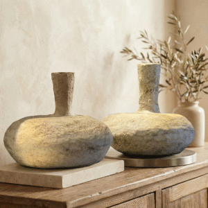 זוג כדי אמורפי paper mache