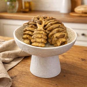 שלישיית אצטרובלים בעבודת יד