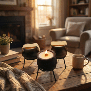 נרות בכלי חרס אותנטיים